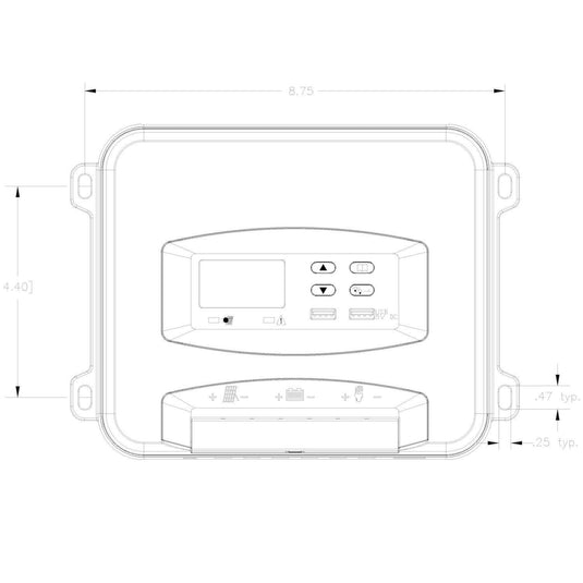 30 AMP, 24V/12V MPPT Solar Charge Controller