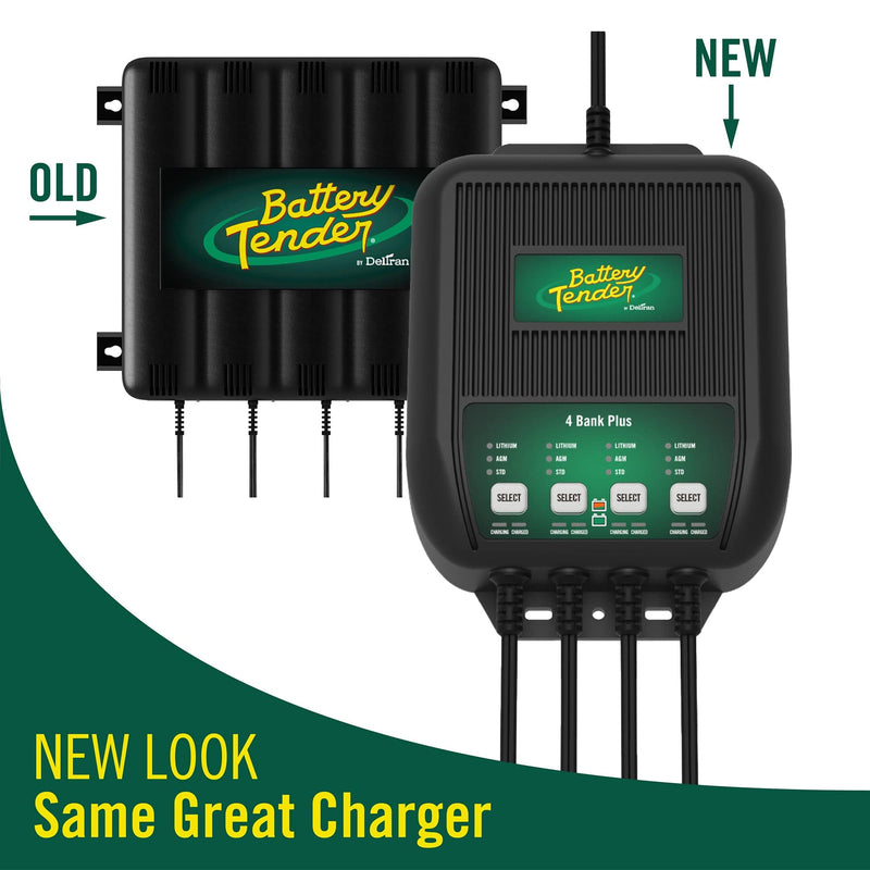 Load image into Gallery viewer, Battery Tender® 4-Bank 12V 1.25 Amp Battery Charger and Maintainer
