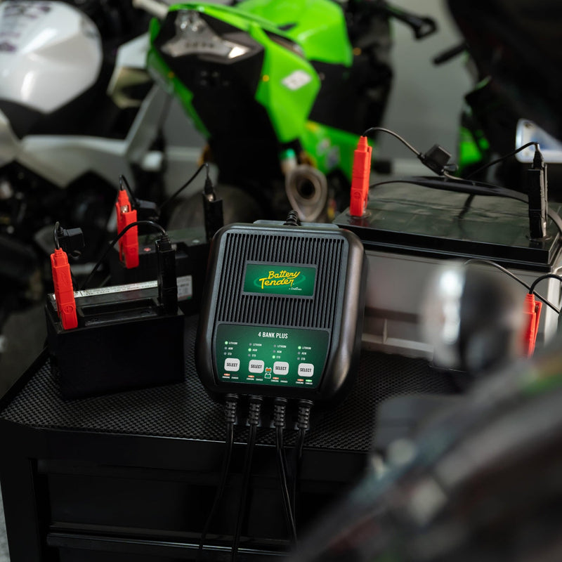 Load image into Gallery viewer, Battery Tender® 4-Bank 12V 1.25 Amp Battery Charger and Maintainer
