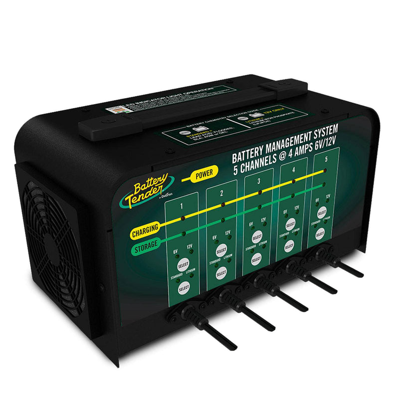 Load image into Gallery viewer, Power Tender® 5-Bank 4 Amp 12V/6V Battery Charger and Maintainer

