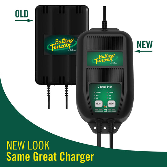 2-Bank, 1.25 AMP 12V Battery Charger