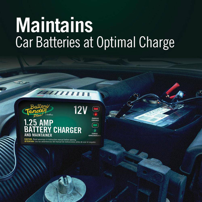 Load image into Gallery viewer, Battery Tender Plus 1.25 AMP 12V Battery Charger and Maintainer
