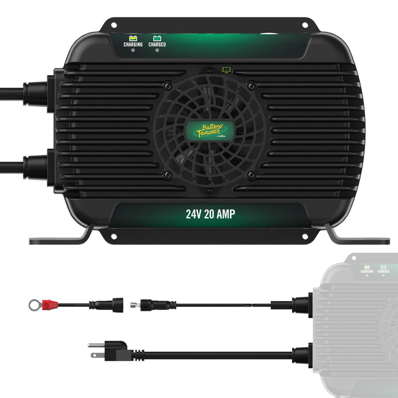 Load image into Gallery viewer, PowerPlus 24V 20 AMP Single Output On-Board Battery Charger and Maintainer
