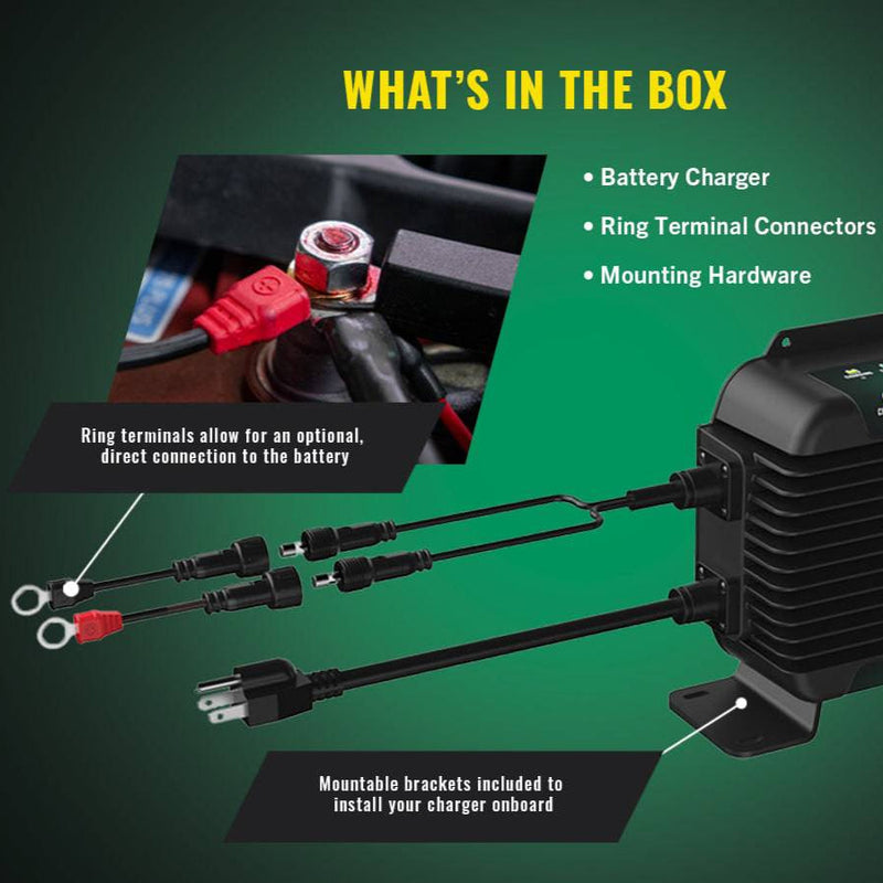 Load image into Gallery viewer, PowerPlus 24V 20 AMP Single Output On-Board Battery Charger and Maintainer
