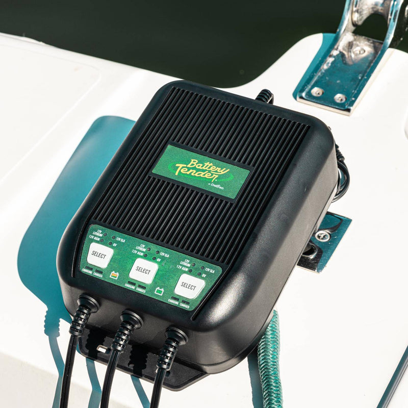 Load image into Gallery viewer, 3-Bank Selectable 12V or 6V, 9 AMP Battery Charger
