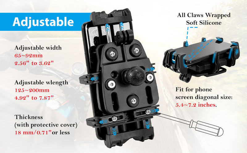 Load image into Gallery viewer, EMERK Phone Mount For Motorcycle &amp; Bicycle

