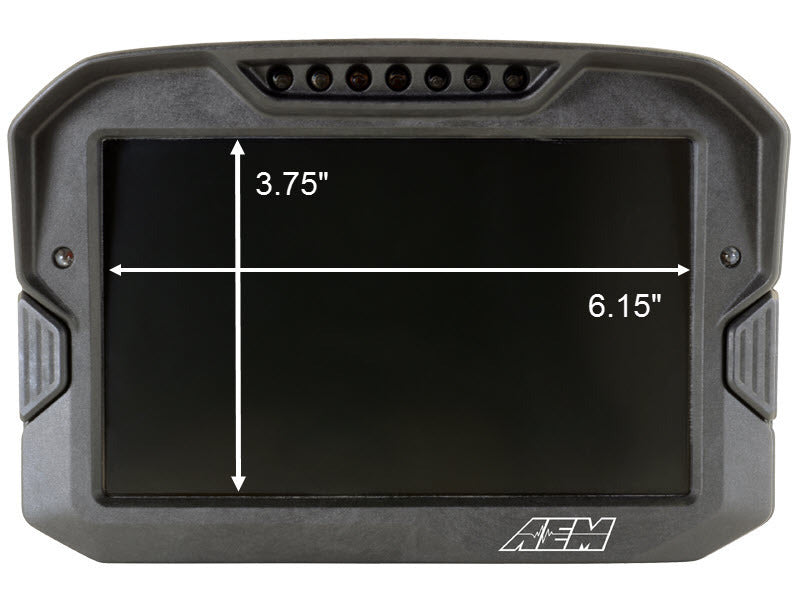 Load image into Gallery viewer, AEM CD-7 Non Logging Race Dash Carbon Fiber Digital Display (CAN Input Only) 30-5700
