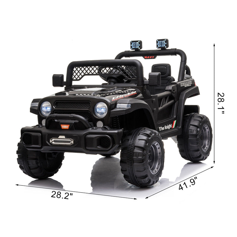 Load image into Gallery viewer, BBH-016 Dual Drive 12V 4.5A.h 2.4G Remote Control Off-Road Vehicle in Black
