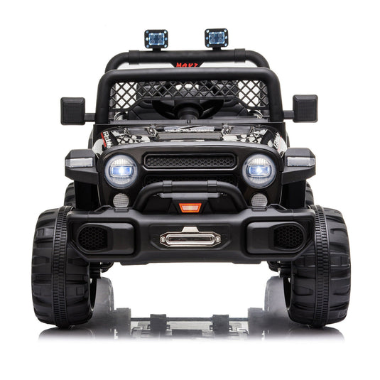 BBH-016 Dual Drive 12V 4.5A.h 2.4G Remote Control Off-Road Vehicle in Black