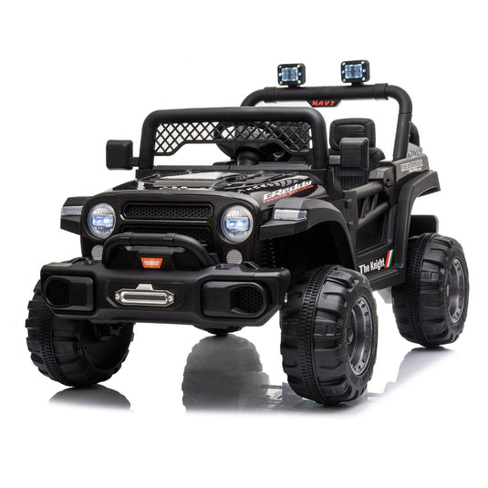 BBH-016 Dual Drive 12V 4.5A.h 2.4G Remote Control Off-Road Vehicle in Black