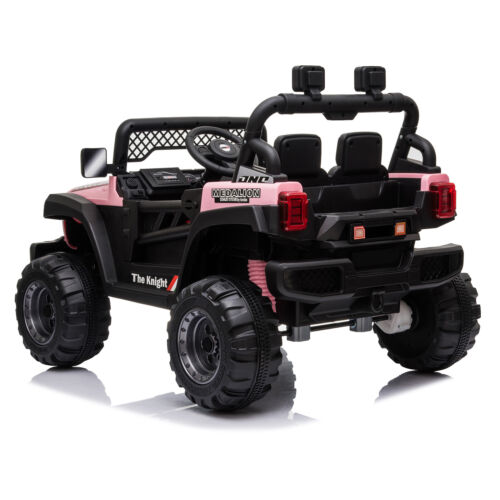 Load image into Gallery viewer, BBH-016 Dual Drive 12V 4.5A.h 2.4G Remote Control Off-road Vehicle in Pink
