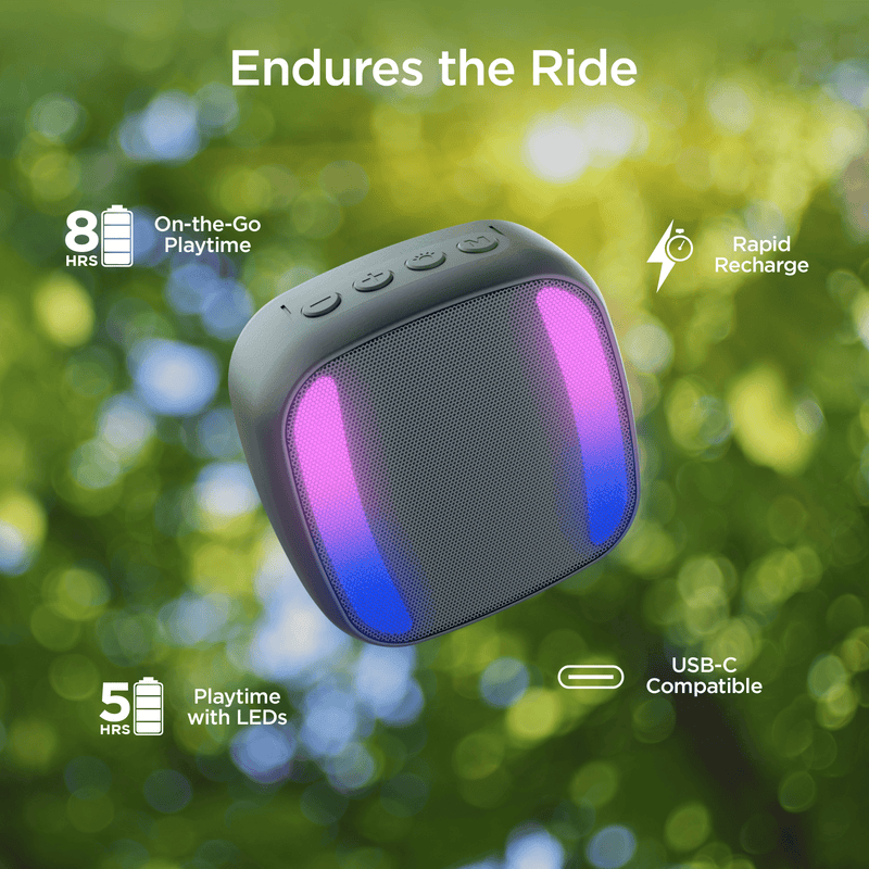Load image into Gallery viewer, HyperGear Spin Cycle LED Wireless Bike Speaker

