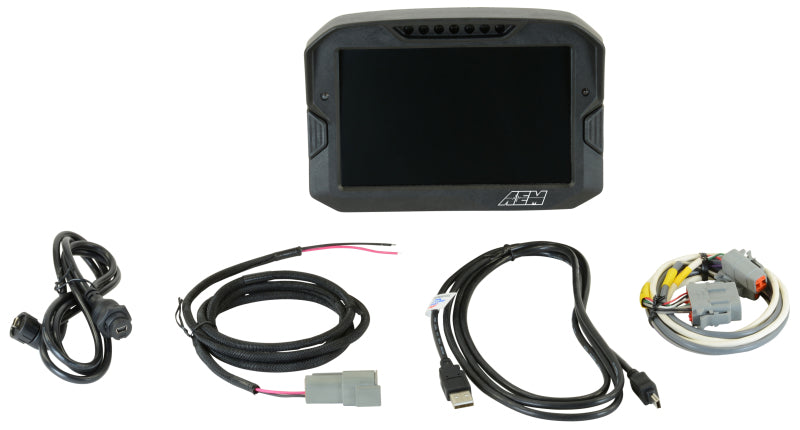 Load image into Gallery viewer, AEM Electronics Digital Dash, CD-7L, Carbon Housing, Data Logging, CAN Bus, Kit
