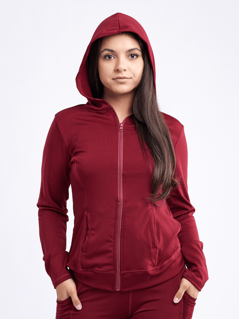 Load image into Gallery viewer, JupiterGear Athletic Fitted Zip-Up Hoodie Jacket with Pockets
