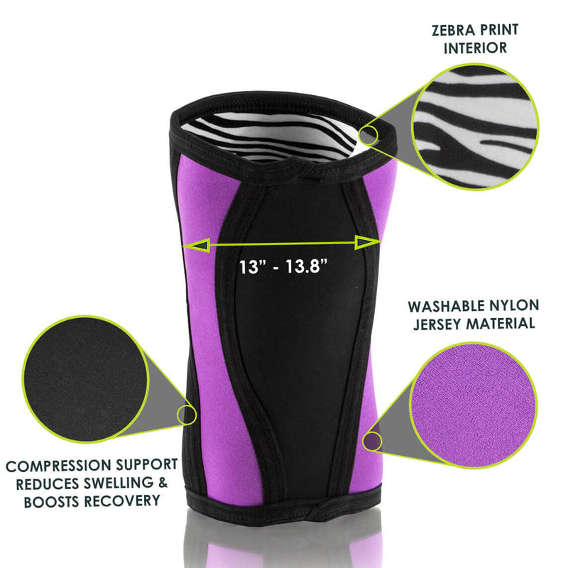 Load image into Gallery viewer, ProsourceFit Knee Sleeve Purple
