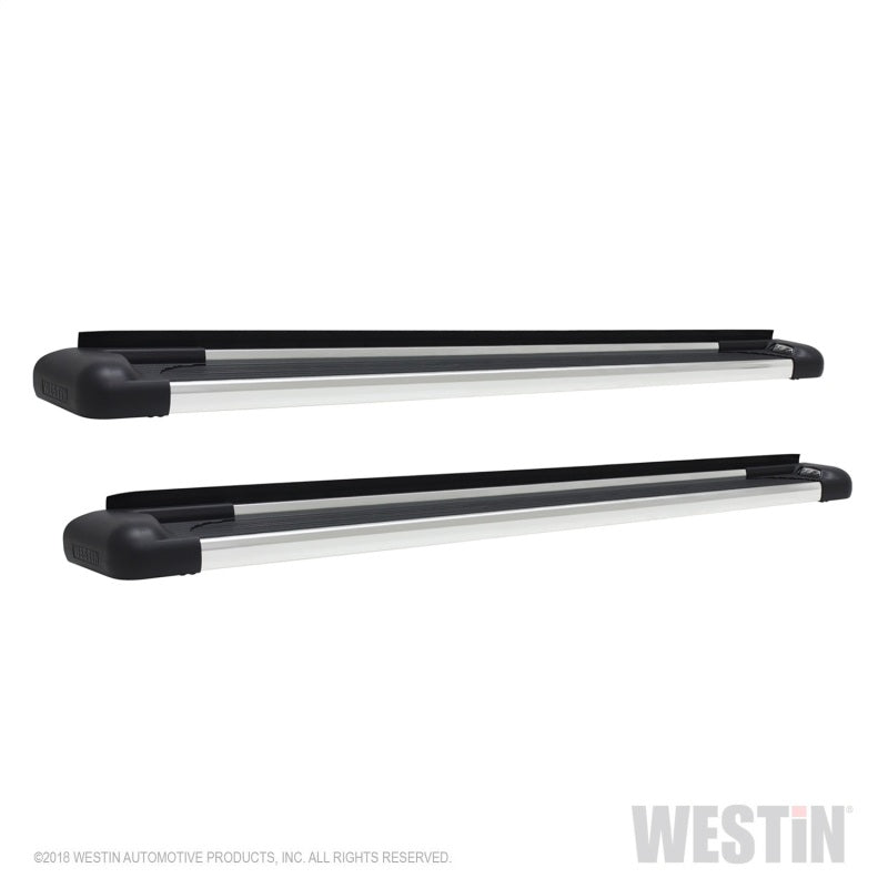 Load image into Gallery viewer, Westin SG6 Polished Aluminum Running Boards 74.25 in
