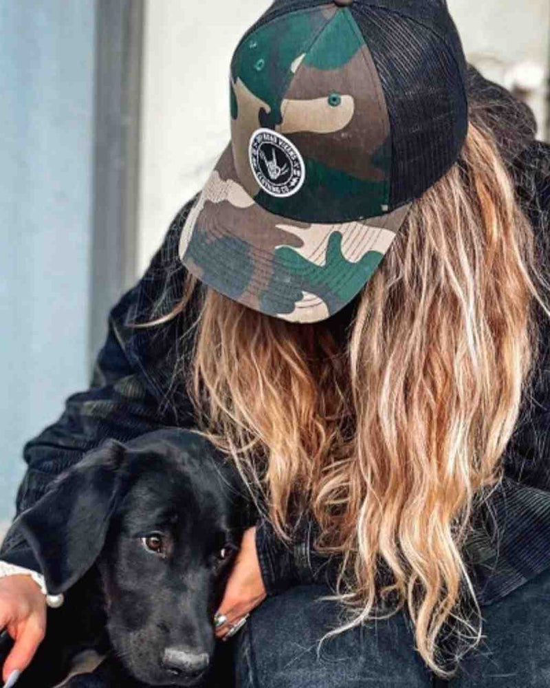 Load image into Gallery viewer, Be Epic Camo Trucker Hat
