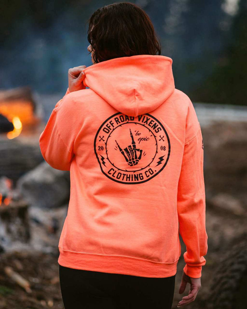 Load image into Gallery viewer, Be Epic Pullover Neon Coral
