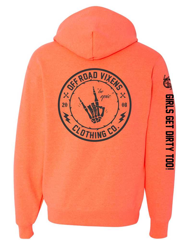 Load image into Gallery viewer, Be Epic Pullover Neon Coral
