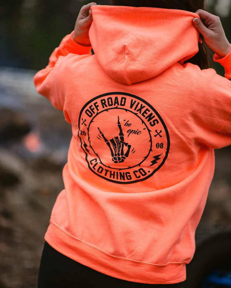Load image into Gallery viewer, Be Epic Pullover Neon Coral
