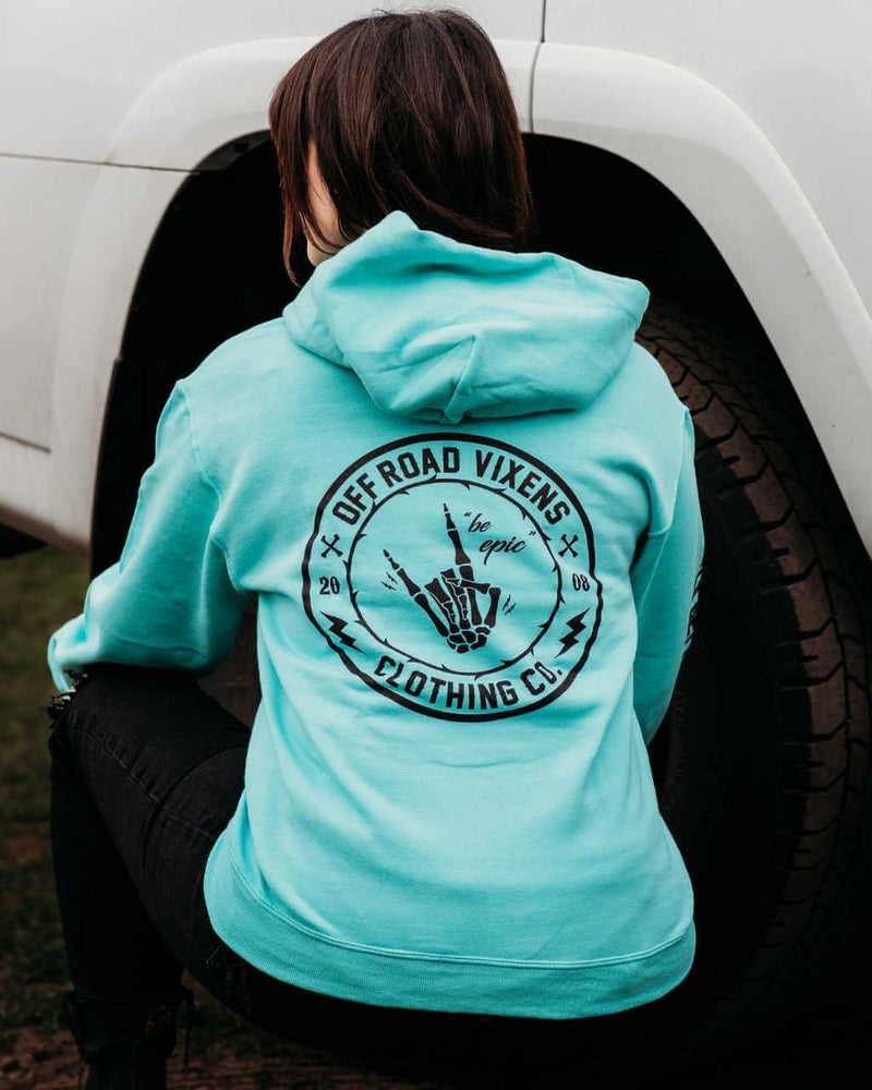 Load image into Gallery viewer, Be Epic Unisex Pullover Hoodie - Mint
