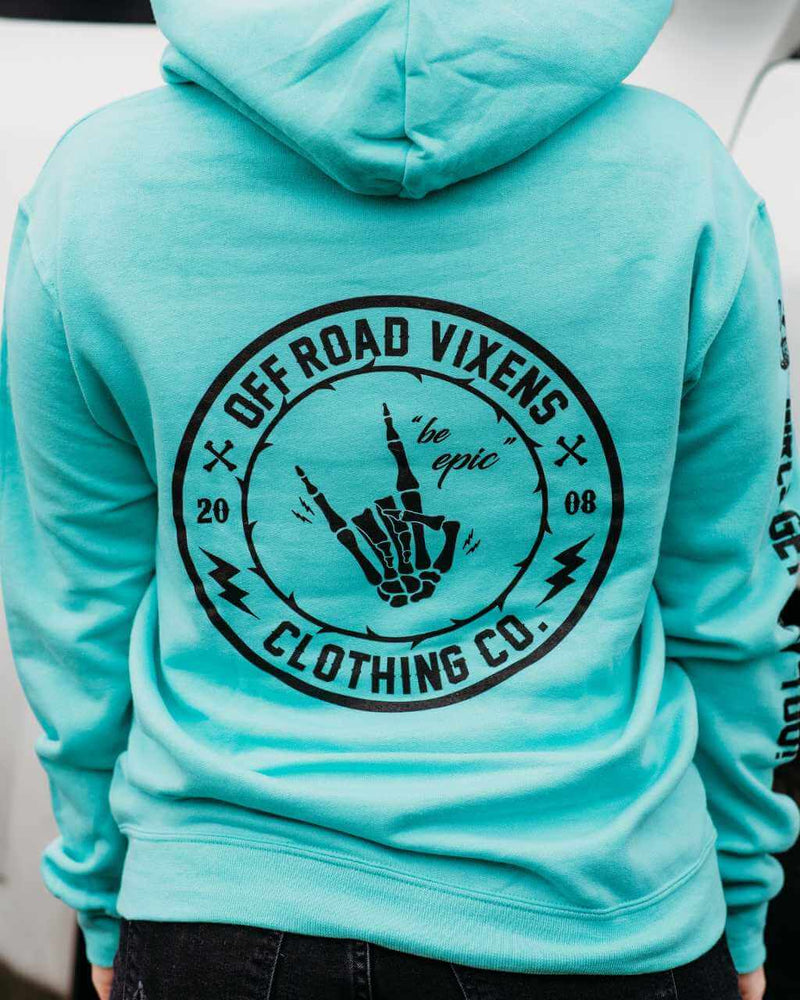 Load image into Gallery viewer, Be Epic Unisex Pullover Hoodie - Mint
