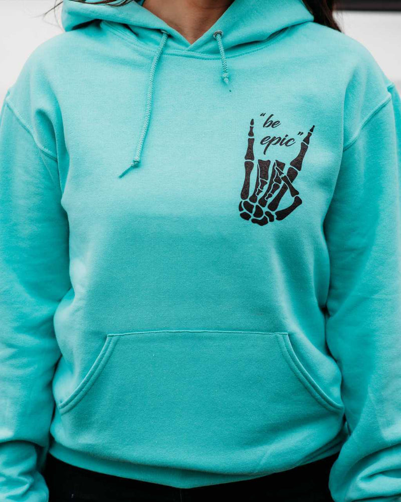 Load image into Gallery viewer, Be Epic Unisex Pullover Hoodie - Mint
