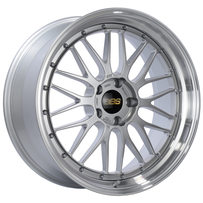 Load image into Gallery viewer, BBS LM 20x9 5x120 ET20 Diamond Silver Center Diamond Cut Lip Wheel -82mm PFS/Clip Required
