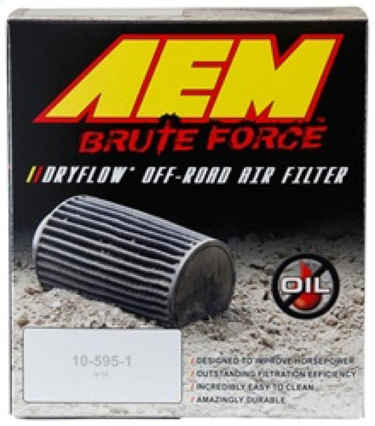 AEM Induction AEM Dryflow 3.25in. X 5in. Round Tapered Air Filter 21-2110BF