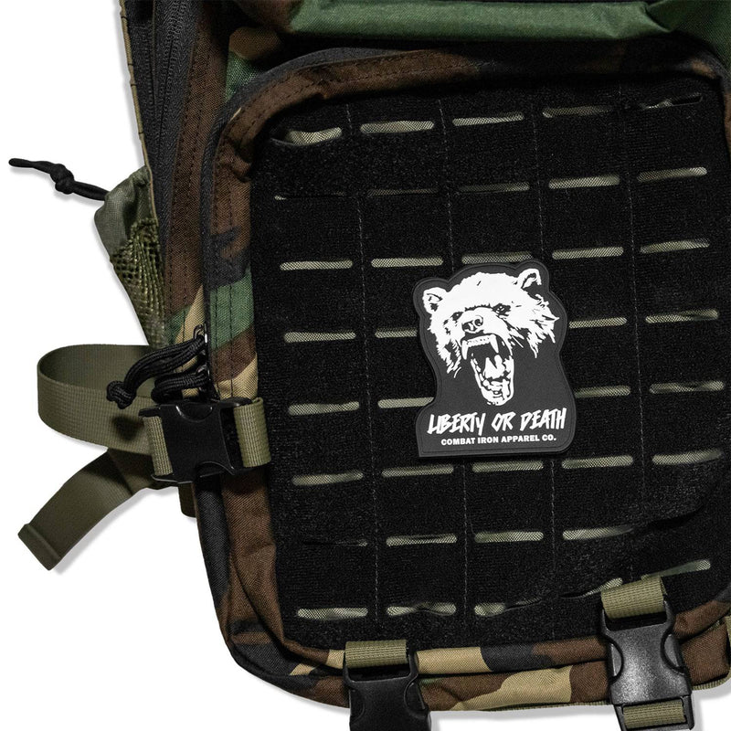 Load image into Gallery viewer, Liberty Or Death Fight Like Hell PVC Patch
