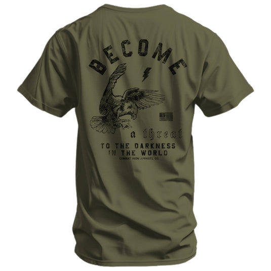 Become A Threat To The Darkness Men's T-Shirt