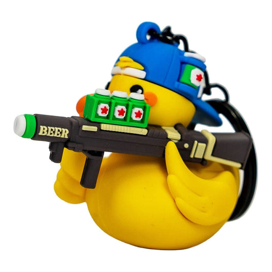 Beer Launcher TactiDuck 3D Rubber Keychain