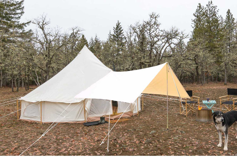 Load image into Gallery viewer, Bell Tent Awning | Entrance Canopy Cover

