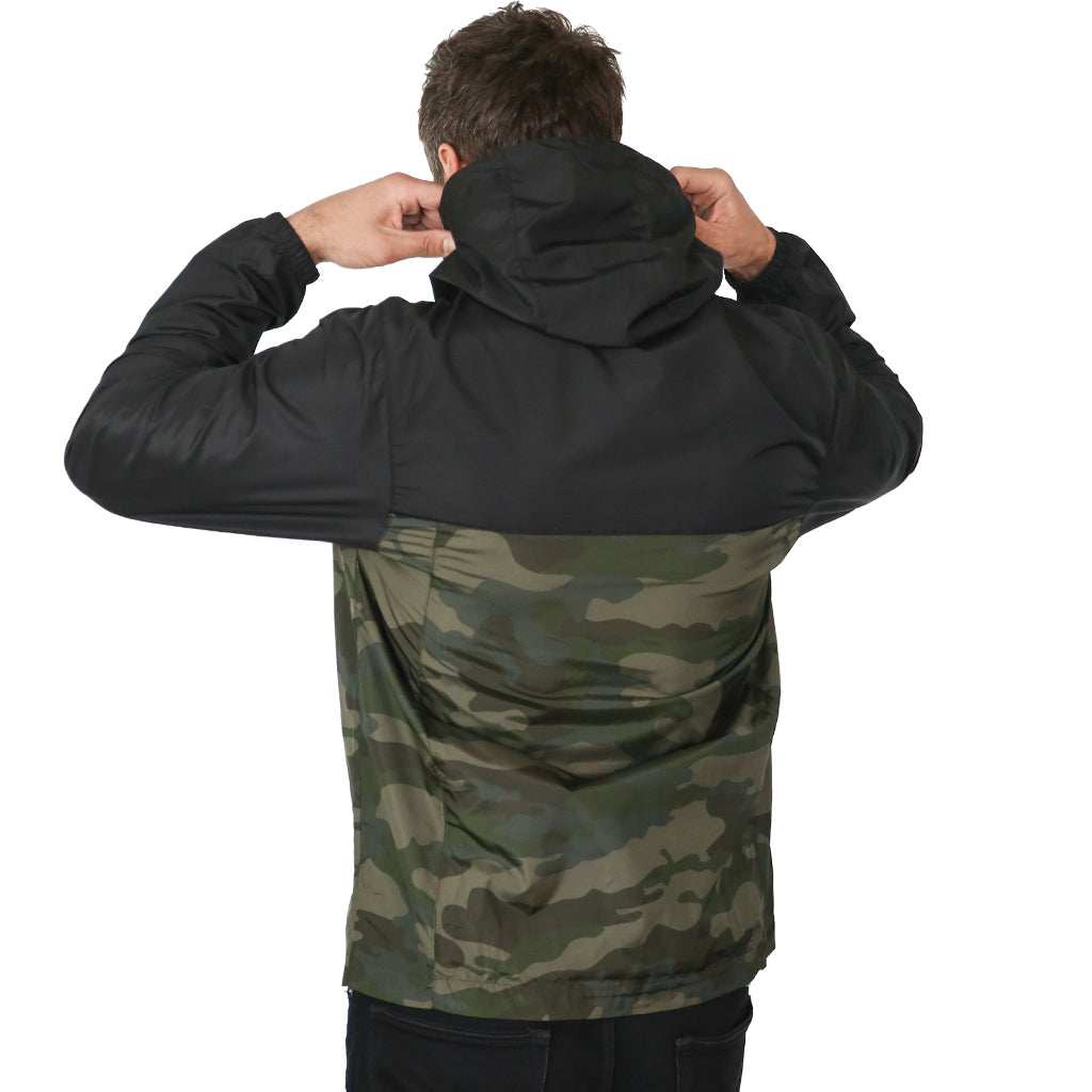 Dryflip Windbreaker (Black/Camo) - Skoutley Outdoors LLC