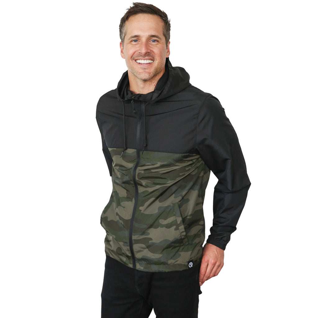 Dryflip Windbreaker (Black/Camo) - Skoutley Outdoors LLC