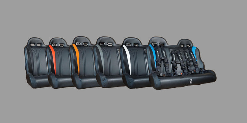 Load image into Gallery viewer, RZR 900/800 Rear Bench Seat W Harnesses (2010-2014)
