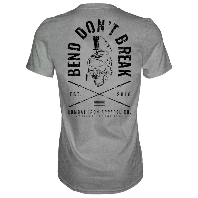 Load image into Gallery viewer, Bend Don&#39;t Break Barbell Skull Men&#39;s T-Shirt
