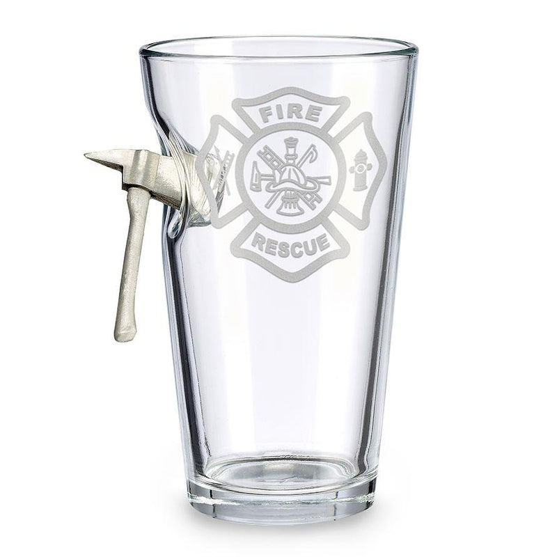 Load image into Gallery viewer, BenShot Fire Axe Glass - Maltese Cross
