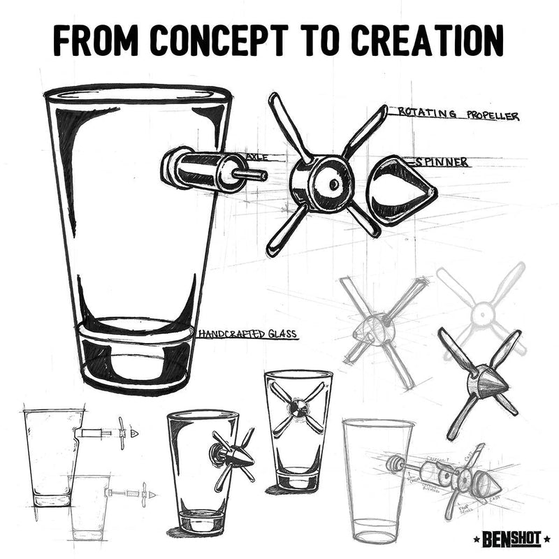 Load image into Gallery viewer, BenShot Propeller Glasses
