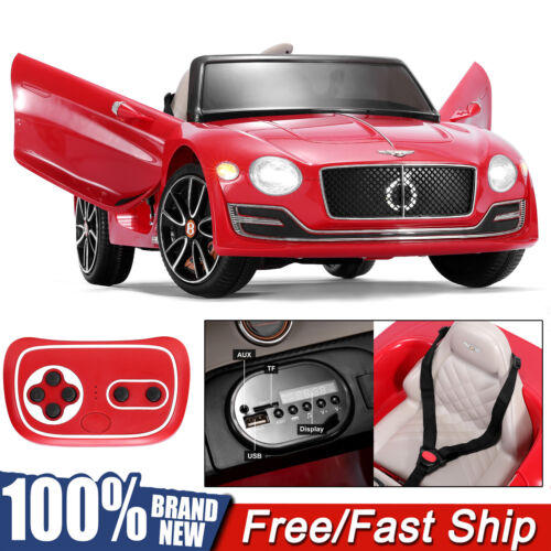 Bentley Electric 12V Battery Kids Ride On Car with Remote Control and MP3 Player