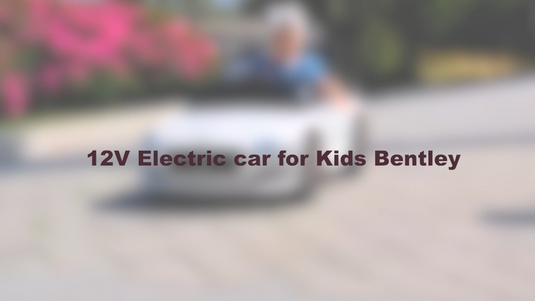 Bentley Kids Electric Ride On Car Toy Racer with 2-Speed and Remote Control - Licensed US Version