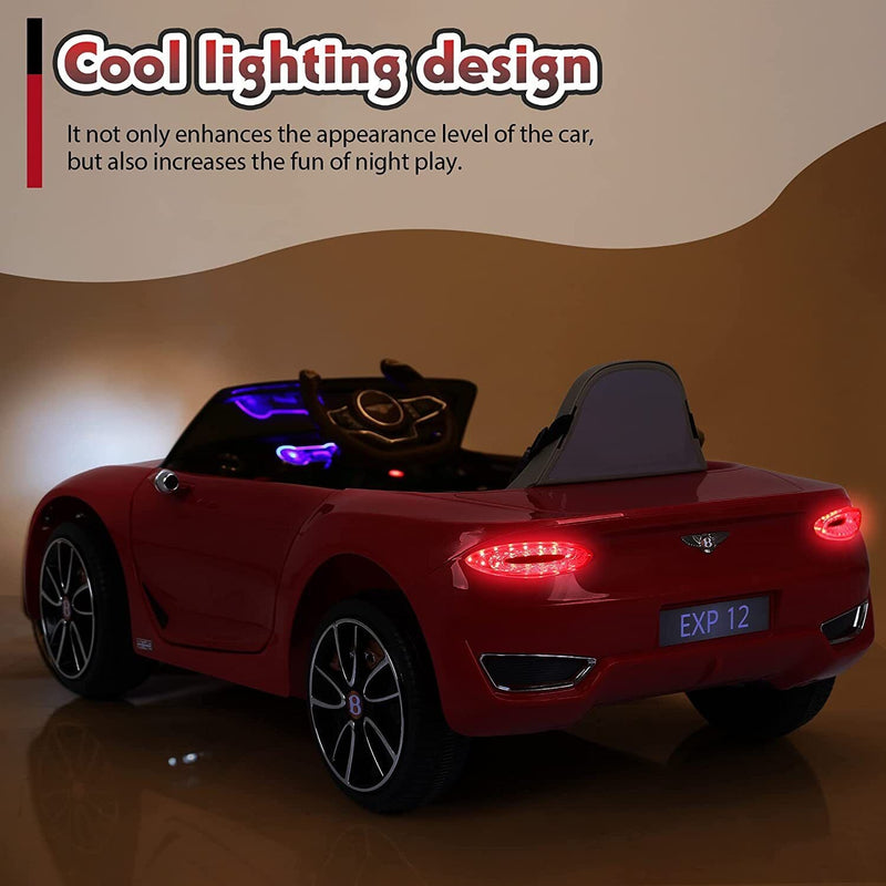 Load image into Gallery viewer, Bentley Kids Ride On Electric Toy Car with Remote Control and LED Lights - Perfect Gift for Young Drivers
