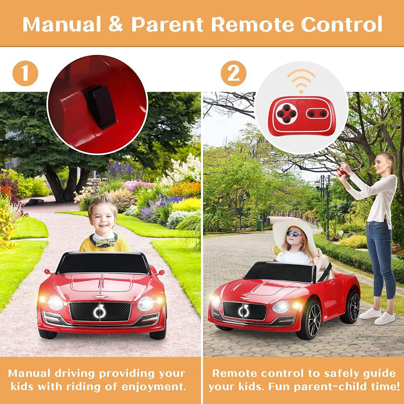 Load image into Gallery viewer, Bentley Kids Ride On Electric Toy Car with Remote Control and LED Lights - Perfect Gift for Young Drivers
