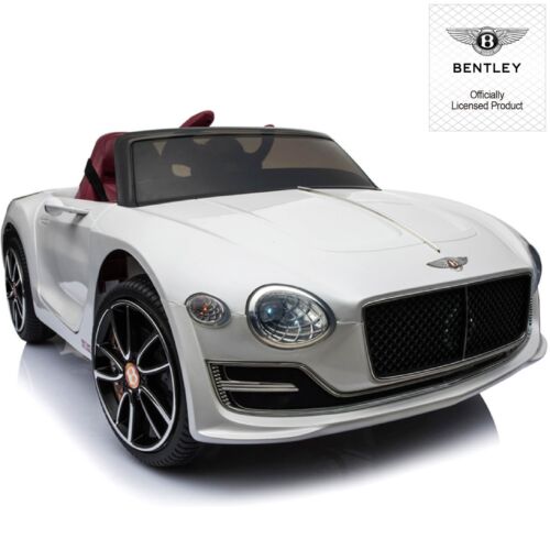 Load image into Gallery viewer, Bentley Licensed 12V Electric Ride On Car for Kids - White
