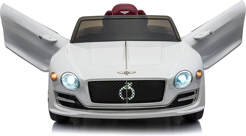 Load image into Gallery viewer, Bentley Licensed 12V Electric Ride On Car for Kids - White
