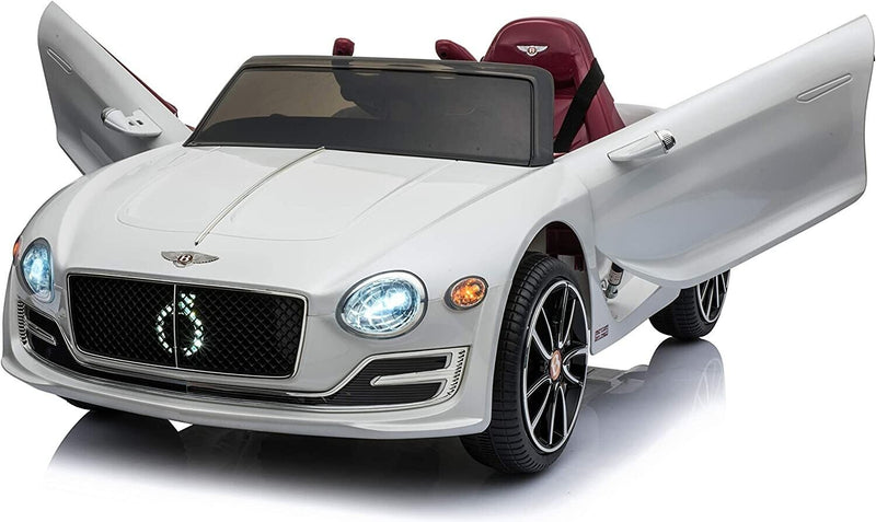 Load image into Gallery viewer, Bentley Licensed 12V Electric Ride On Car for Kids - White

