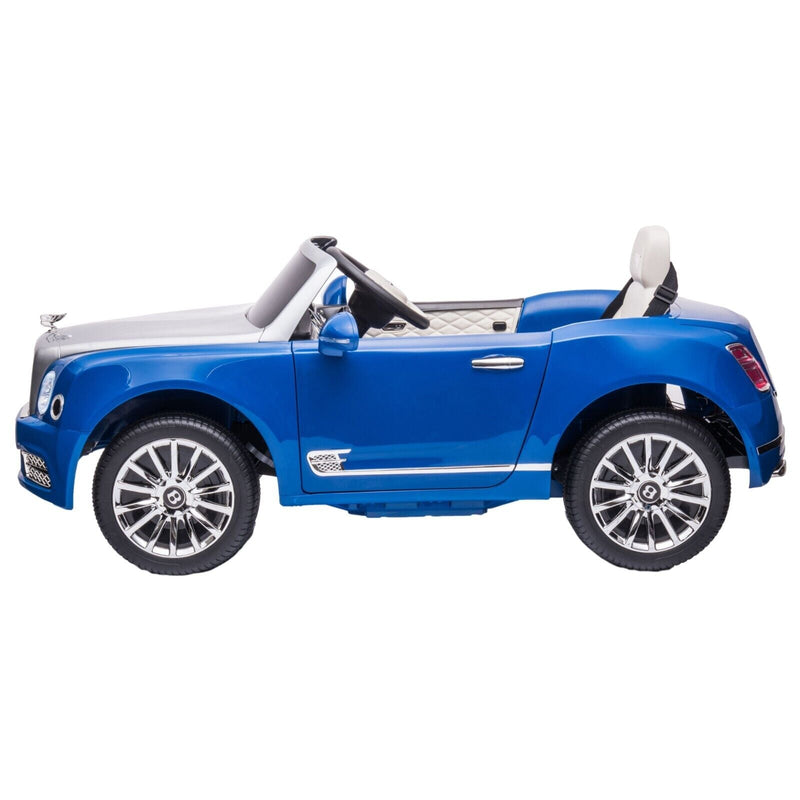Load image into Gallery viewer, Bentley Mulsanne Licensed Electric Ride On Car for Kids - Blue+Grey

