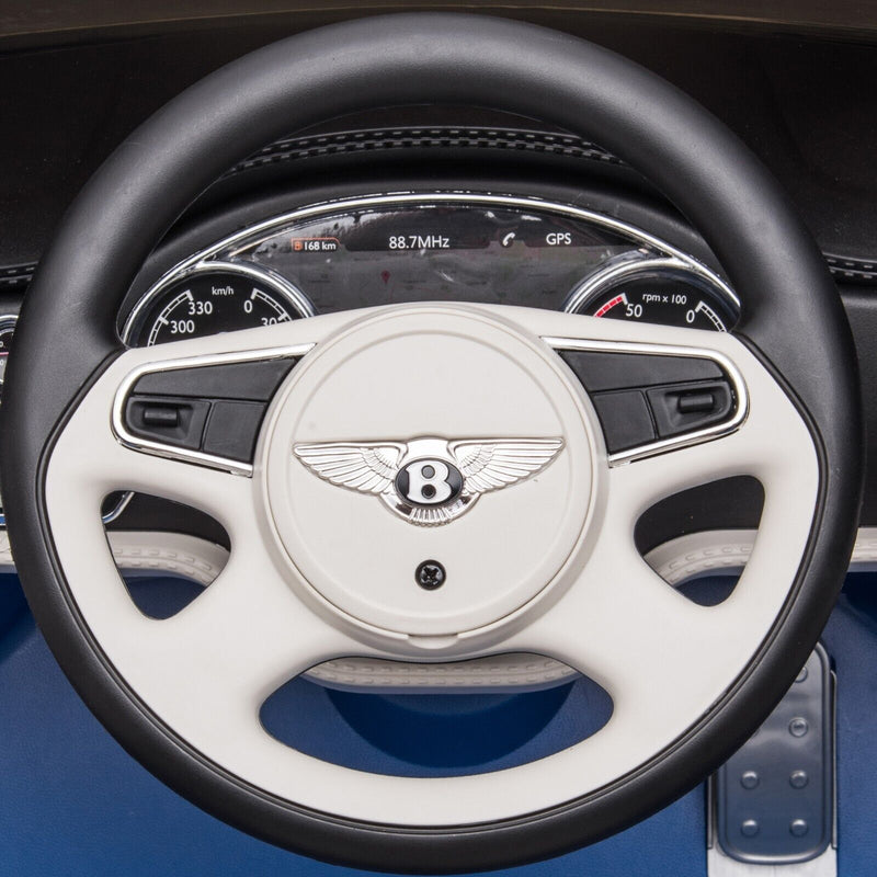 Load image into Gallery viewer, Bentley Mulsanne Licensed Electric Ride On Car for Kids - Blue+Grey
