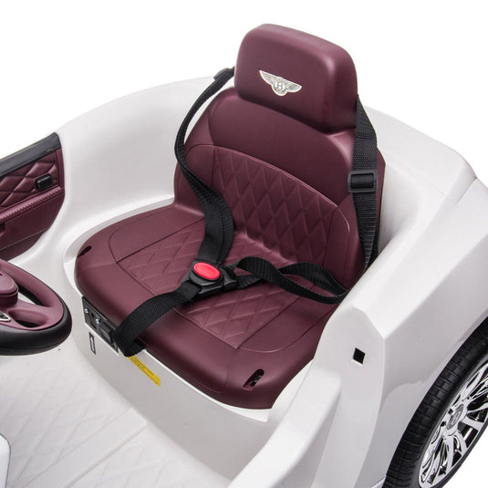 Bentley Mulsanne Licensed Electric Ride On Car for Kids - White