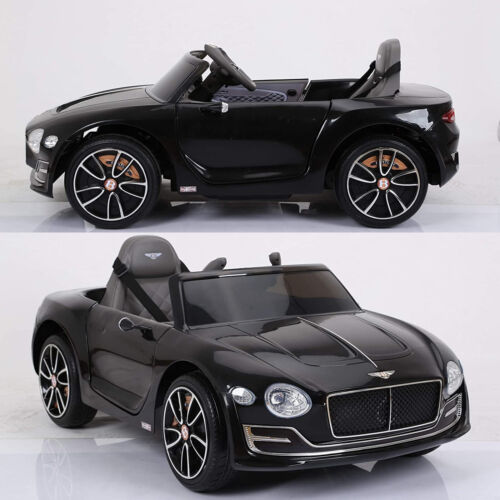 Load image into Gallery viewer, BENTLEY Style 12V Electric Kids Ride On Car Racer with Double Seats Control in Black
